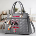 LIMITED EDITION - NEW CUSTOMIZED MLB13 CGS CLEVELAND GUARDIANS WOMEN'S HANDBAGS MULTICOLOR