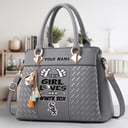 LIMITED EDITION - NEW CUSTOMIZED MLB26 CWS CHICAGO WHITE SOX WOMEN'S HANDBAGS MULTICOLOR
