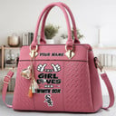 LIMITED EDITION - NEW CUSTOMIZED MLB26 CWS CHICAGO WHITE SOX WOMEN'S HANDBAGS MULTICOLOR