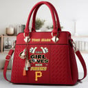 LIMITED EDITION - NEW CUSTOMIZED MLB29 PHP PITTSBURGH PIRATES WOMEN'S HANDBAGS MULTICOLOR