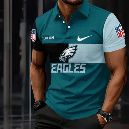 LIMITED EDITION - NEW CUSTOMIZED NFL02 PPE PHILADELPHIA EAGLES POLO SHIRT