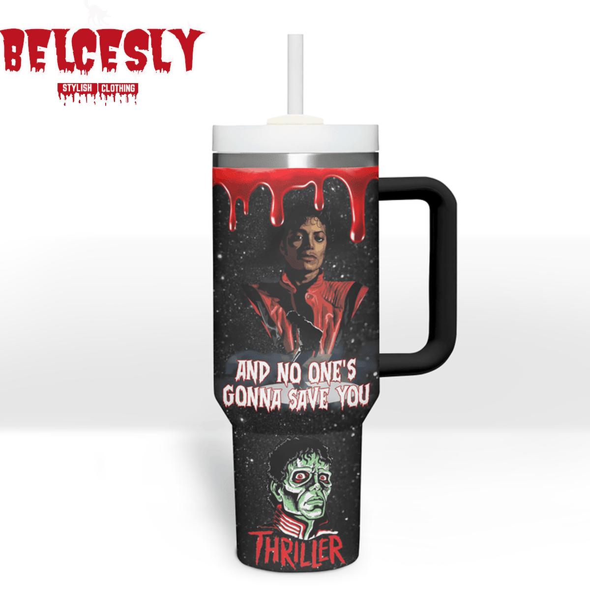 Michael Jackson Premium 40OZ Tumbler With Handle