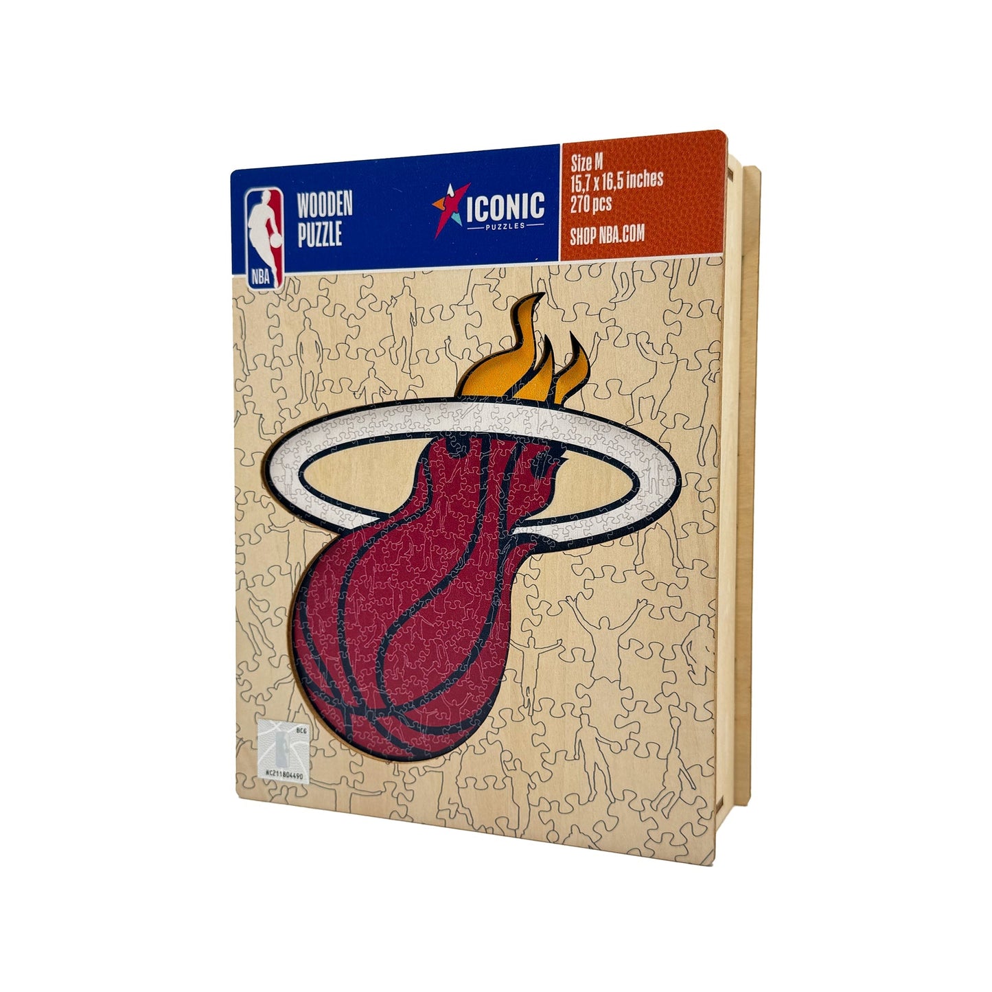 LIMITED EDITION - NEW CUSTOMIZED NBA20 MH MIAMI HEAT WOODEN PUZZLE