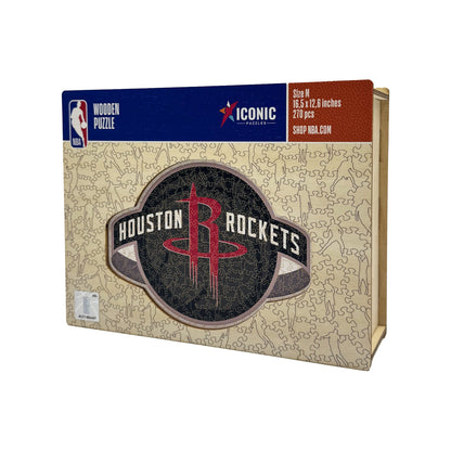 LIMITED EDITION - NEW CUSTOMIZED NBA07 HR HOUSTON ROCKETS WOODEN PUZZLE