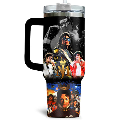 Michael Jackson Premium 40OZ Tumbler With Handle