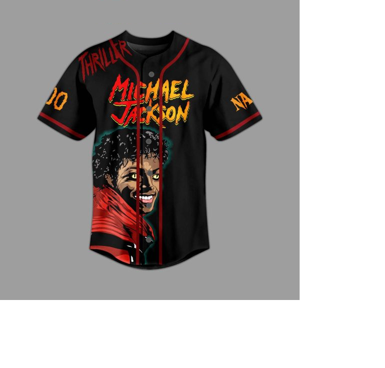Michael Jackson Baseball Jersey