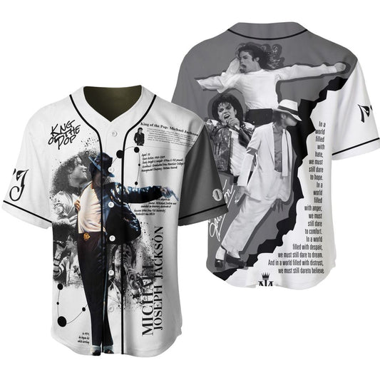 Michael Jackson Baseball Jersey