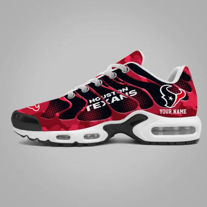 LIMITED EDITION - NEW CUSTOMIZED NFL15 HTT HOUSTON TEXANS UNISEX AIR MAX PLUS SNEAKERS