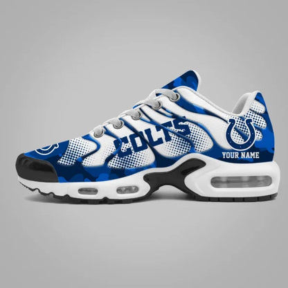 LIMITED EDITION - NEW CUSTOMIZED NFL17 IDC INDIANAPOLIS COLTS UNISEX AIR MAX PLUS SNEAKERS