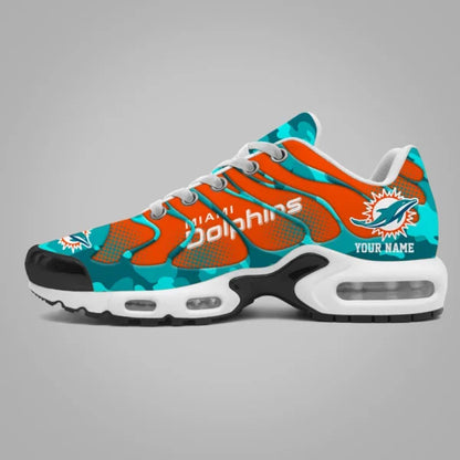 LIMITED EDITION - NEW CUSTOMIZED NFL19 MDP MIAMI DOLPHINS UNISEX AIR MAX PLUS SNEAKERS