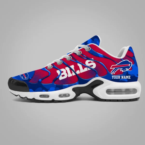 LIMITED EDITION - NEW CUSTOMIZED NFL03 BFB BUFFALO BILLS UNISEX AIR MAX PLUS SNEAKERS