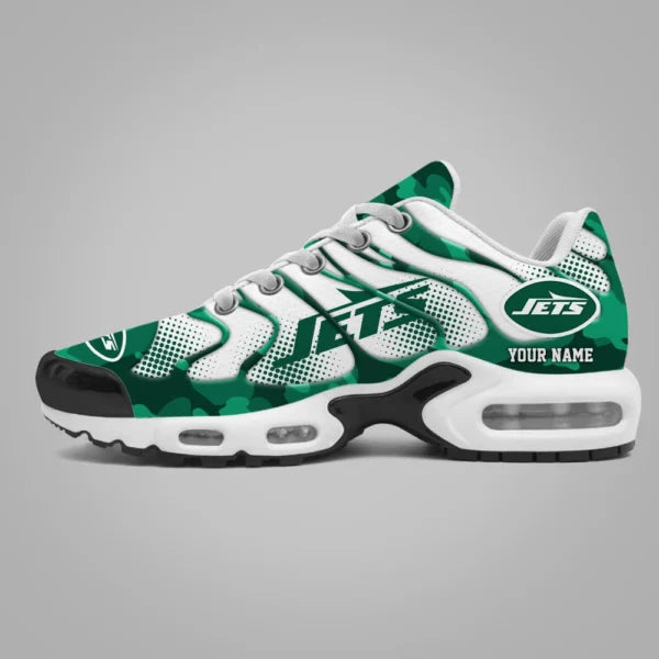 LIMITED EDITION - NEW CUSTOMIZED NFL25 NYJ NEW YORK JETS UNISEX AIR MAX PLUS SNEAKERS