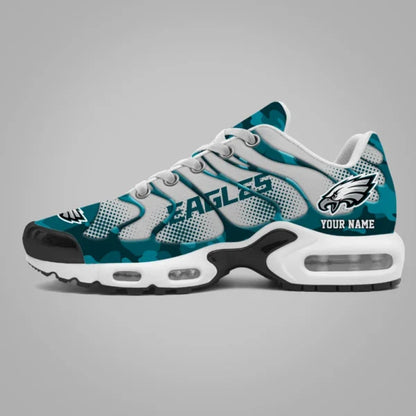 LIMITED EDITION - NEW CUSTOMIZED NFL02 PPE PHILADELPHIA EAGLES UNISEX AIR MAX PLUS SNEAKERS