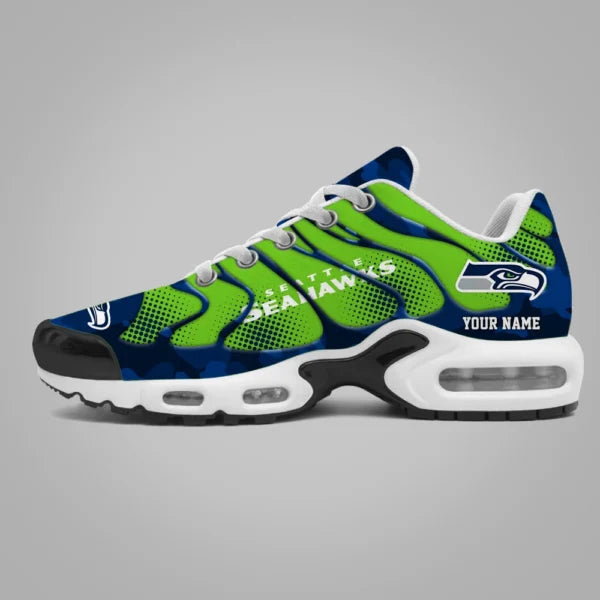LIMITED EDITION - NEW CUSTOMIZED NFL06 SSH SEATTLE SEAHAWKS UNISEX AIR MAX PLUS SNEAKERS