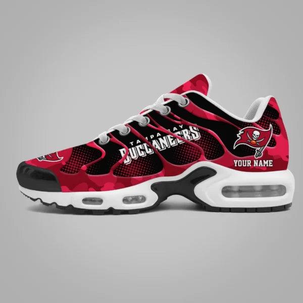 LIMITED EDITION - NEW CUSTOMIZED NFL10 TBB TAMPA BAY BUCCANEERS UNISEX AIR MAX PLUS SNEAKERS