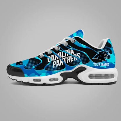 LIMITED EDITION - NEW CUSTOMIZED NFL23 CLP CAROLINA PANTHERS UNISEX AIR MAX PLUS SNEAKERS