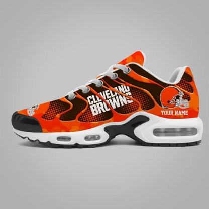 LIMITED EDITION - NEW CUSTOMIZED NFL29 CLB CLEVELAND BROWNS UNISEX AIR MAX PLUS SNEAKERS