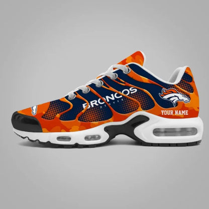 LIMITED EDITION - NEW CUSTOMIZED NFL13 DVB DENVER BRONCOS UNISEX AIR MAX PLUS SNEAKERS