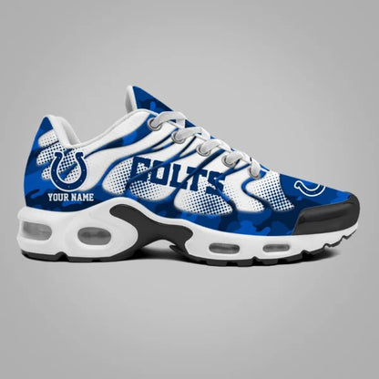 LIMITED EDITION - NEW CUSTOMIZED NFL17 IDC INDIANAPOLIS COLTS UNISEX AIR MAX PLUS SNEAKERS