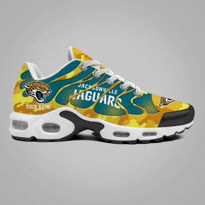 LIMITED EDITION - NEW CUSTOMIZED NFL30 JSJ JACKSONVILLE JAGUARS UNISEX AIR MAX PLUS SNEAKERS