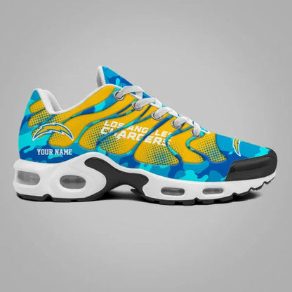 LIMITED EDITION - NEW CUSTOMIZED NFL09 LAC LOS ANGELES CHARGERS UNISEX AIR MAX PLUS SNEAKERS