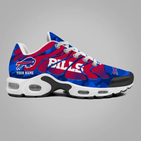 LIMITED EDITION - NEW CUSTOMIZED NFL03 BFB BUFFALO BILLS UNISEX AIR MAX PLUS SNEAKERS