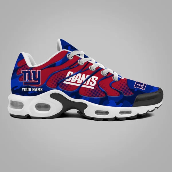 LIMITED EDITION - NEW CUSTOMIZED NFL32 NYG NEW YORK GIANTS UNISEX AIR MAX PLUS SNEAKERS