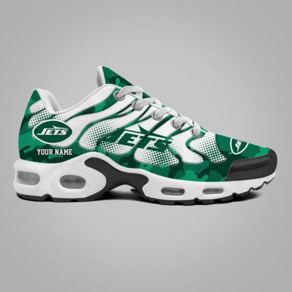 LIMITED EDITION - NEW CUSTOMIZED NFL25 NYJ NEW YORK JETS UNISEX AIR MAX PLUS SNEAKERS