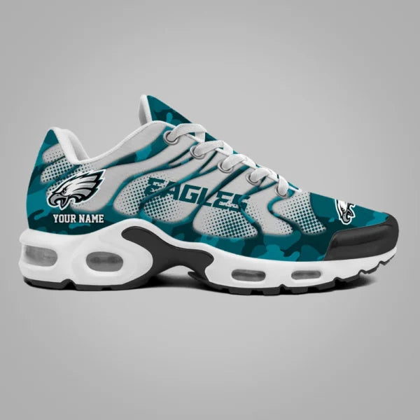 LIMITED EDITION - NEW CUSTOMIZED NFL02 PPE PHILADELPHIA EAGLES UNISEX AIR MAX PLUS SNEAKERS
