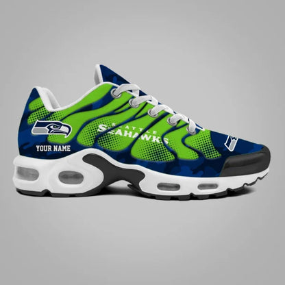LIMITED EDITION - NEW CUSTOMIZED NFL06 SSH SEATTLE SEAHAWKS UNISEX AIR MAX PLUS SNEAKERS