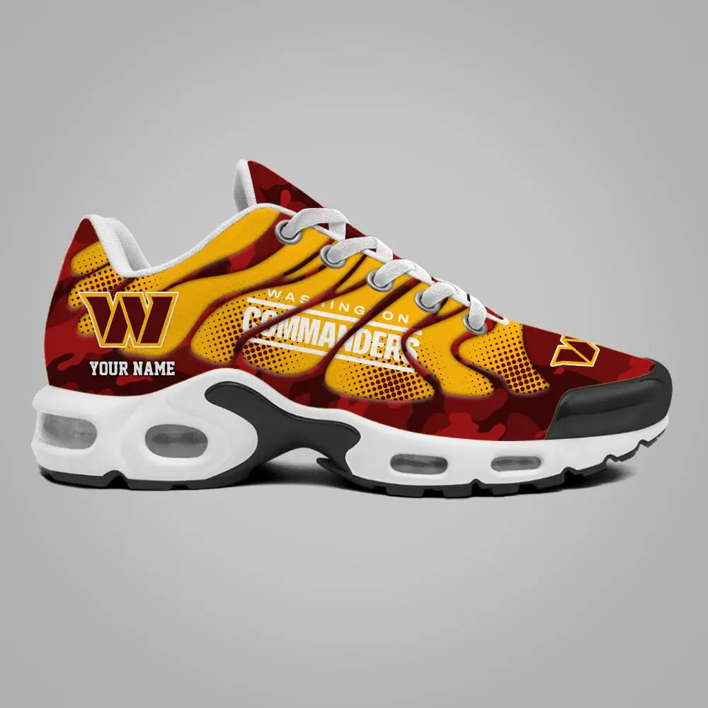 LIMITED EDITION - NEW CUSTOMIZED NFL12 WTC WASHINGTON COMMANDERS UNISEX AIR MAX PLUS SNEAKERS