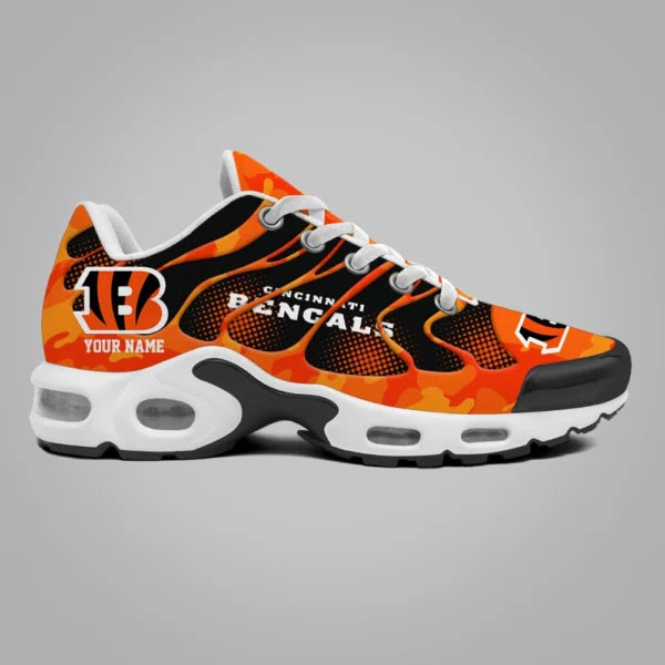 LIMITED EDITION - NEW CUSTOMIZED NFL16 CCB CINCINNATI BENGALS UNISEX AIR MAX PLUS SNEAKERS