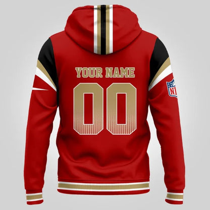 LIMITED EDITION - NEW CUSTOMIZED NFL11 SF49 SAN FRANCISCO 49ERS UNISEX T-SHIRT, POLO, HOODIE & JACKETS