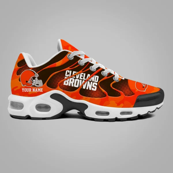 LIMITED EDITION - NEW CUSTOMIZED NFL29 CLB CLEVELAND BROWNS UNISEX AIR MAX PLUS SNEAKERS