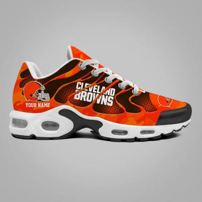 LIMITED EDITION - NEW CUSTOMIZED NFL29 CLB CLEVELAND BROWNS UNISEX AIR MAX PLUS SNEAKERS