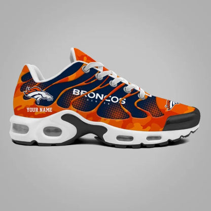 LIMITED EDITION - NEW CUSTOMIZED NFL13 DVB DENVER BRONCOS UNISEX AIR MAX PLUS SNEAKERS
