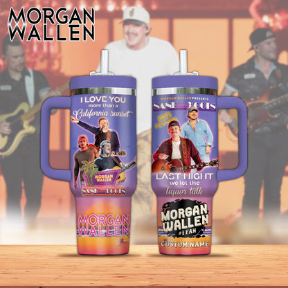 Morgan Wallen Premium 40OZ Tumbler With Handle