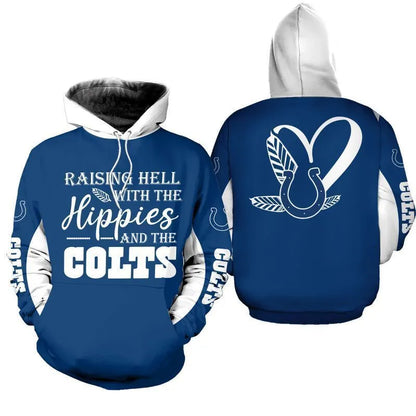 LIMITED EDITION - NEW CUSTOMIZED NFL17 IDC INDIANAPOLIS COLTS  HOODIE, ZIP HOODIE, SWEATSHIRT