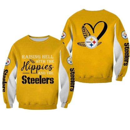 LIMITED EDITION - NEW CUSTOMIZED NFL14 PSB PITTSBURGH STEELERS  HOODIE, ZIP HOODIE, SWEATSHIRT