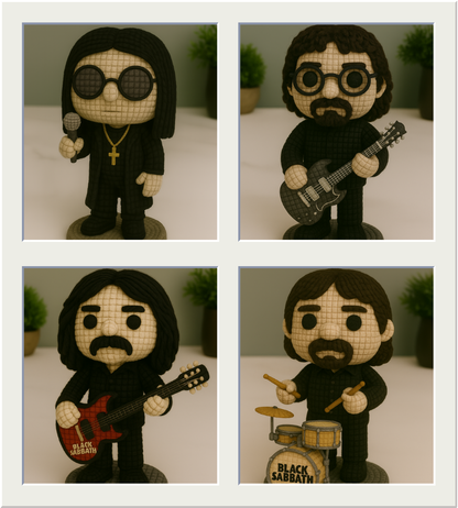 NEW PREMIUM BLACK SABBATH HANDMADE CROCHET