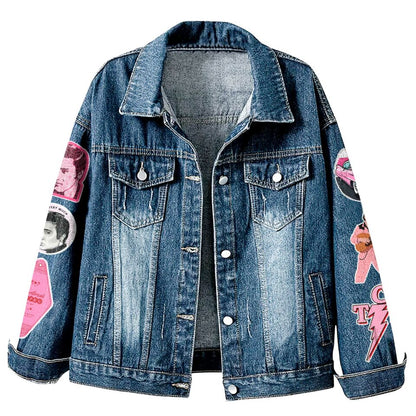 New Premium Elvis Presley  Unisex Denim Jacket - EVPLCAO136