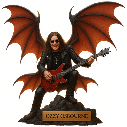 LIMITED EDITION -NEW PREMIUM OZZY OSBOURNE ACRYLIC BLOCK PLAQUE 103