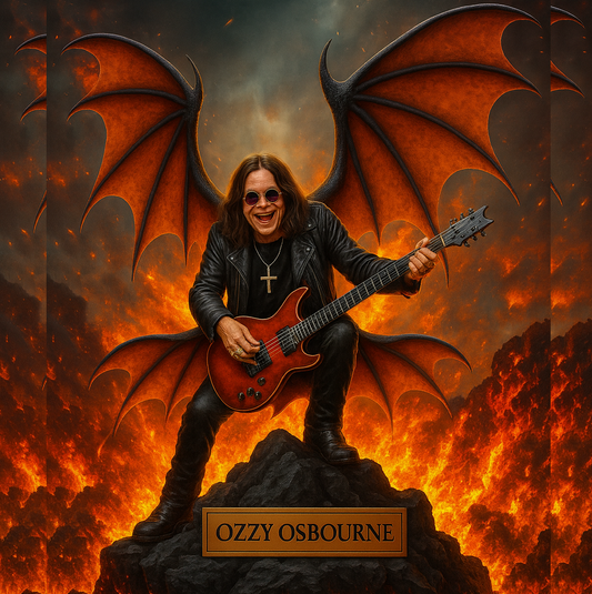 LIMITED EDITION -NEW PREMIUM OZZY OSBOURNE ACRYLIC BLOCK PLAQUE 103