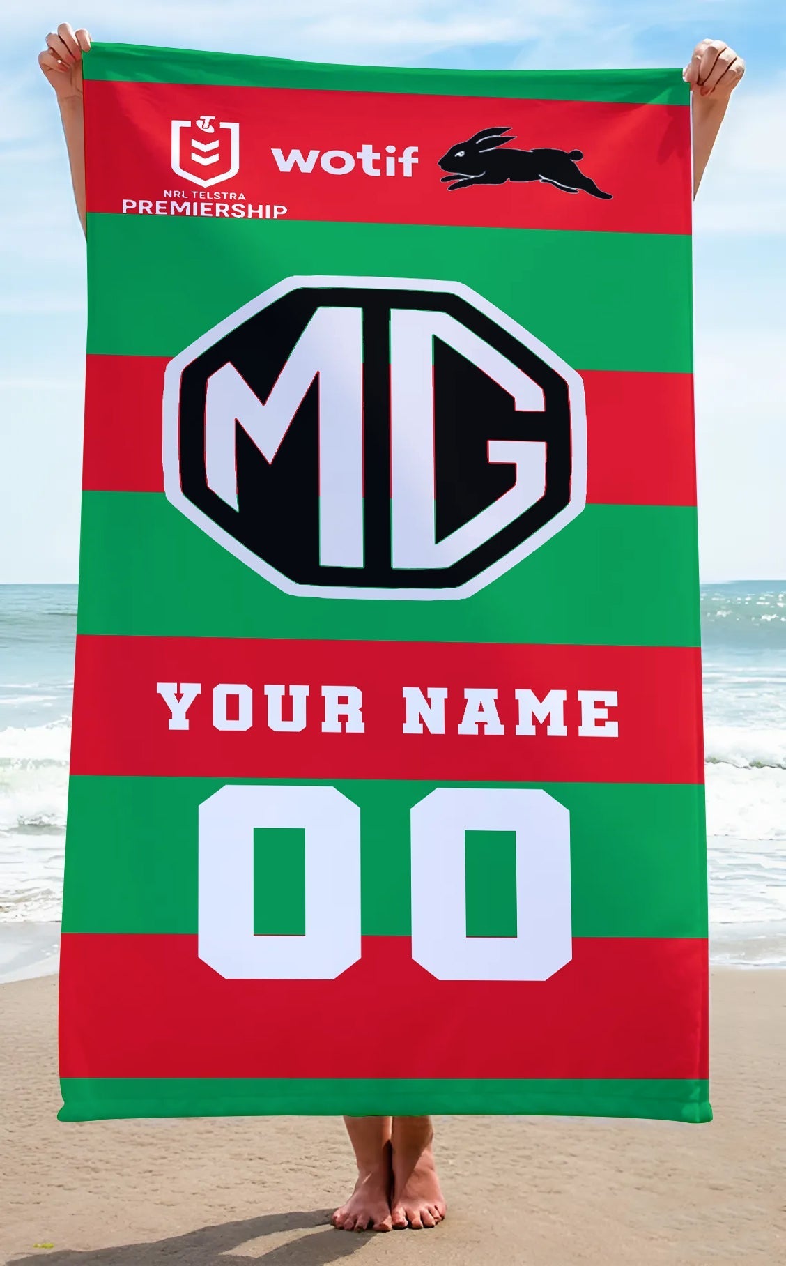 LIMITED EDITION - NEW 07 SSR PERSONALIZED BEACH TOWEL GIFT FOR FANS