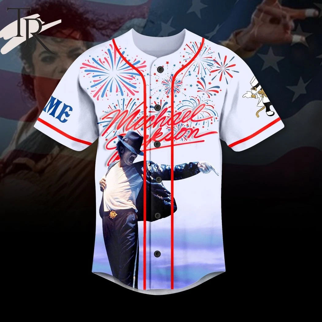 Michael Jackson Baseball Jersey