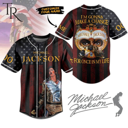 Michael Jackson Baseball Jersey