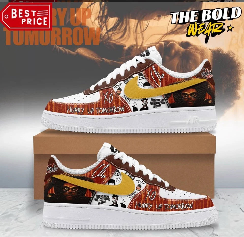 LIMITED EDITION - NEW CUSTOMIZED THE WEEKND SNEAKERS