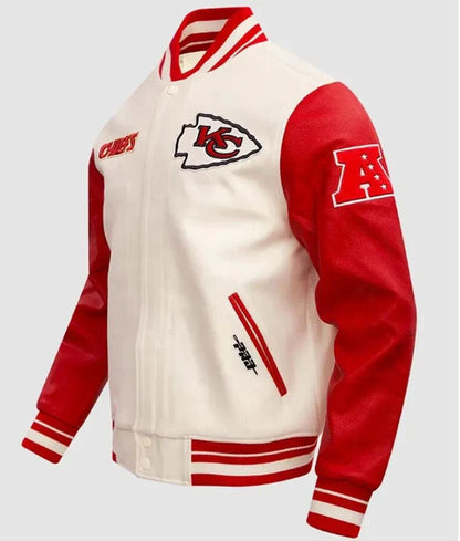 LIMITED EDITION - NEW PREMIUM NFL01 KCC KANSAS CITY CHIEFS SATIN VARSITY JACKET