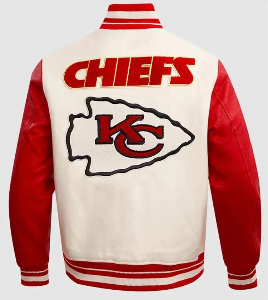 LIMITED EDITION - NEW PREMIUM NFL01 KCC KANSAS CITY CHIEFS SATIN VARSITY JACKET