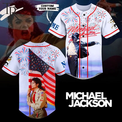 Michael Jackson Baseball Jersey